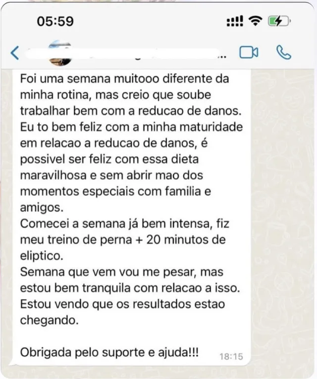 Relato de paciente