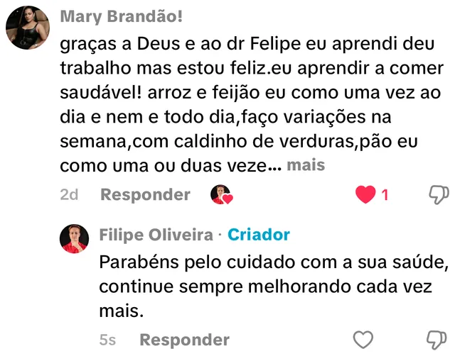 Relato de aluna