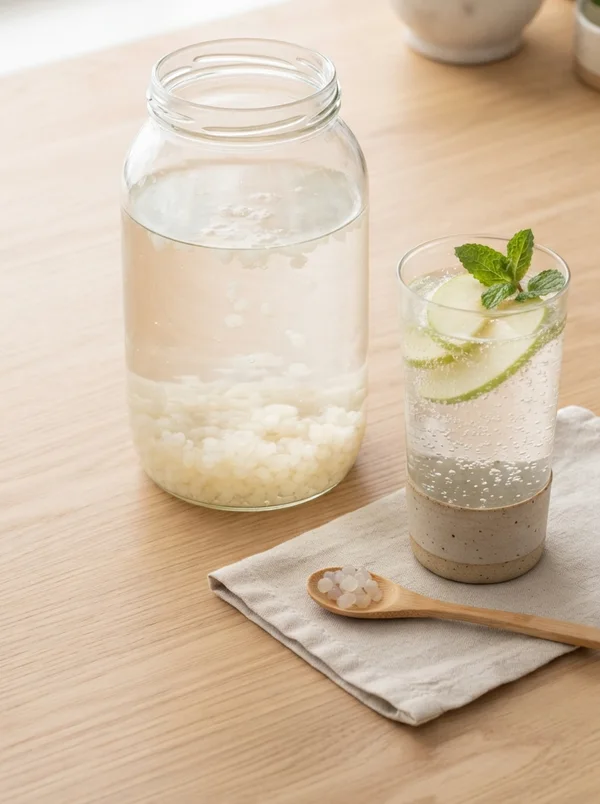 Kefir de água: Probiótico natural feito em casa, com passo a passo